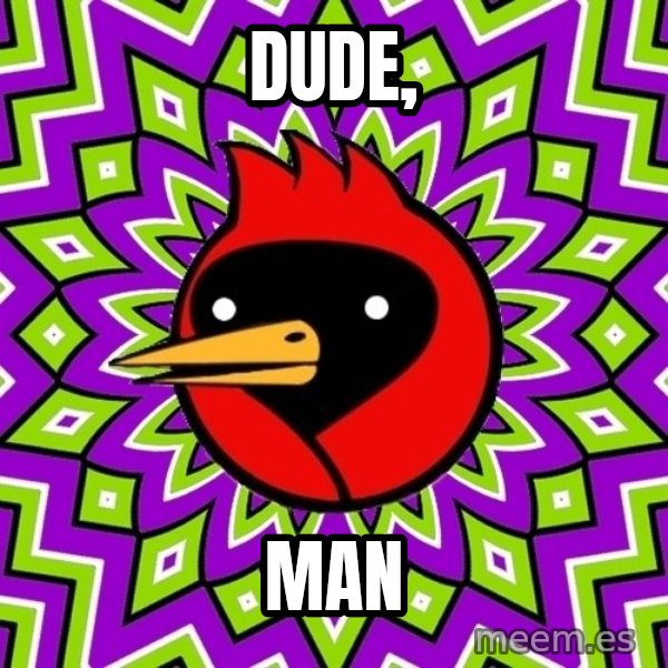 Omsk Crow meme: dude, / man