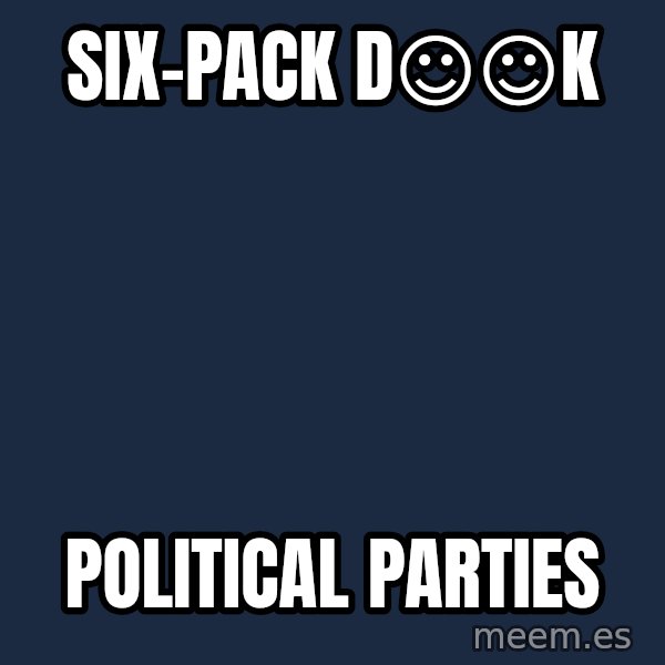 Katainen Perkele meme: six-pack     D☺☺k / political   parties