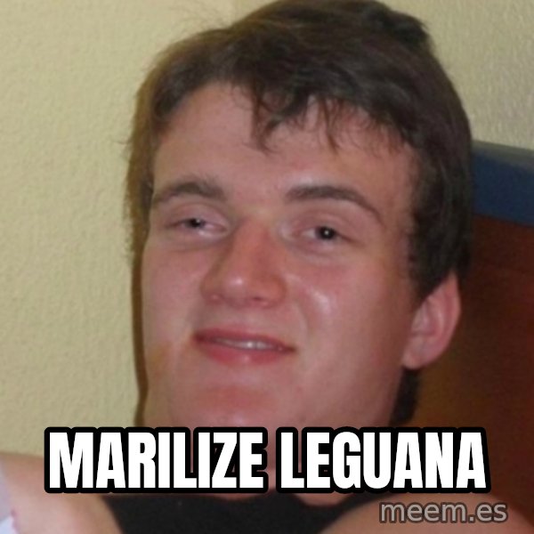 Stoner Stanley meme: marilize leguana