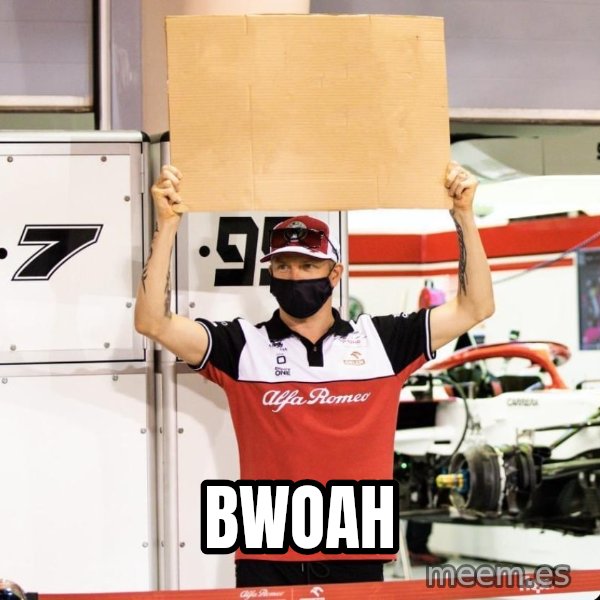 Kimi's Sign meme: Bwoah