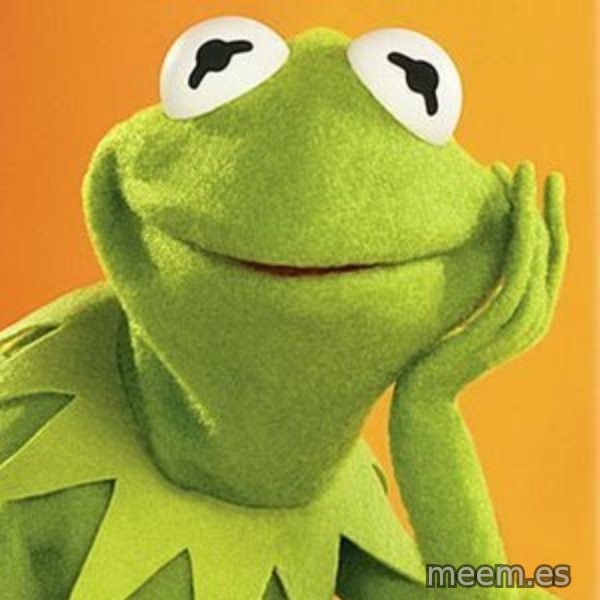 Kermit the frog meme template