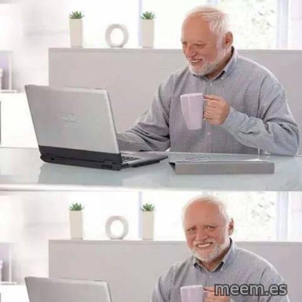 Hide the Pain Harold meme template