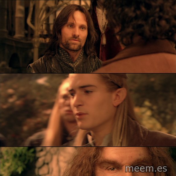 You Have My Sword, Bow and Axe meme template