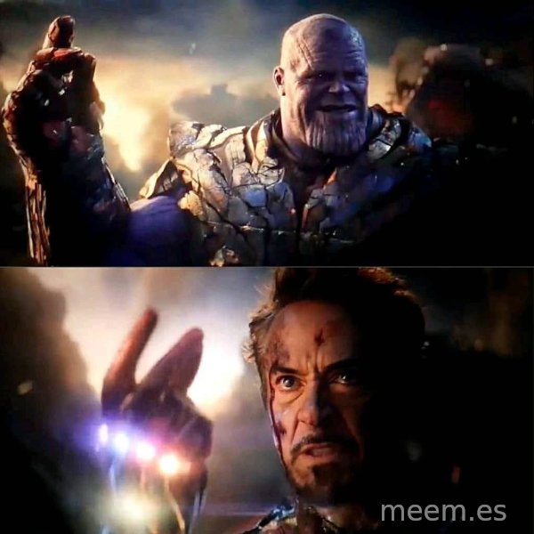 I Am Inevitable / I Am Iron Man meme template