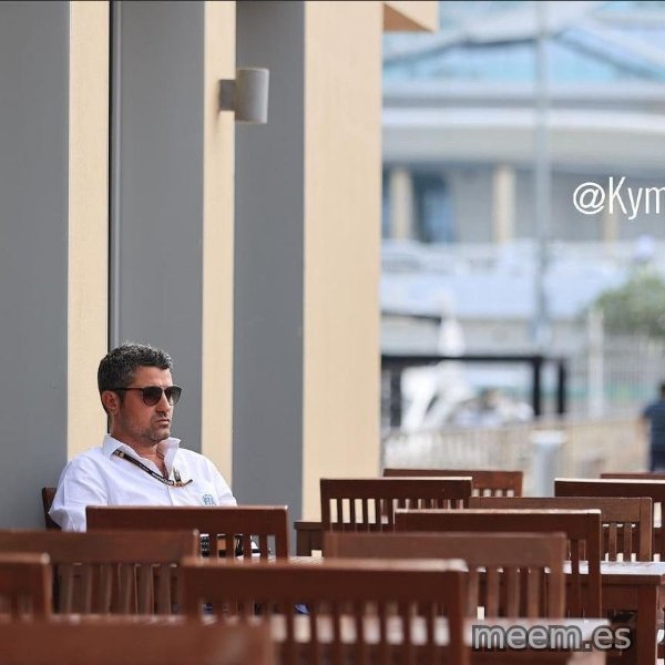 Michael Masi Sitting Alone meme template