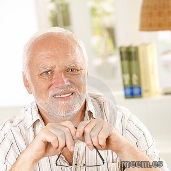 Unsure Harold meme template